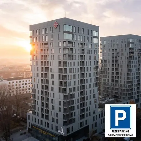Apartament Sokolska 30 Towers - New- Lux- Parking- Sauna- Gym- And Good View *