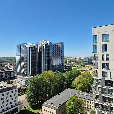 Apartament Sokolska 30 Towers - New- Lux- Parking- Sauna- Gym- And Good View Katowice