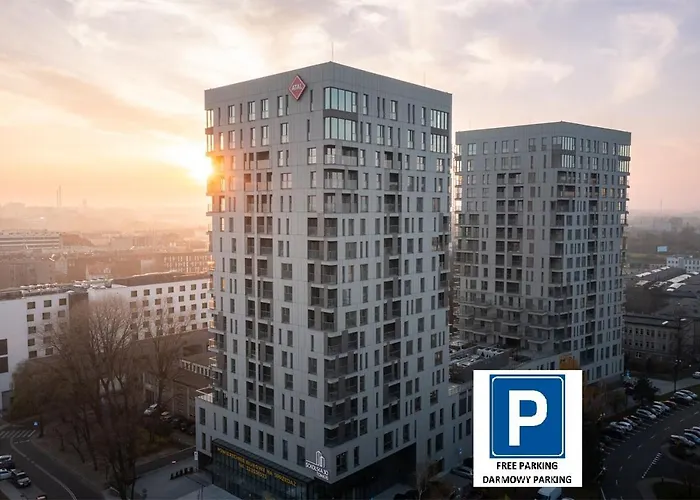 شقة Sokolska 30 Towers -parking- New- Lux- Sauna- Gym- And Good View *