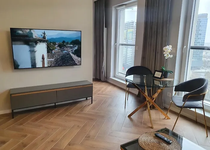 Sokolska 30 Towers -parking- New- Lux- Sauna- Gym- And Good View *